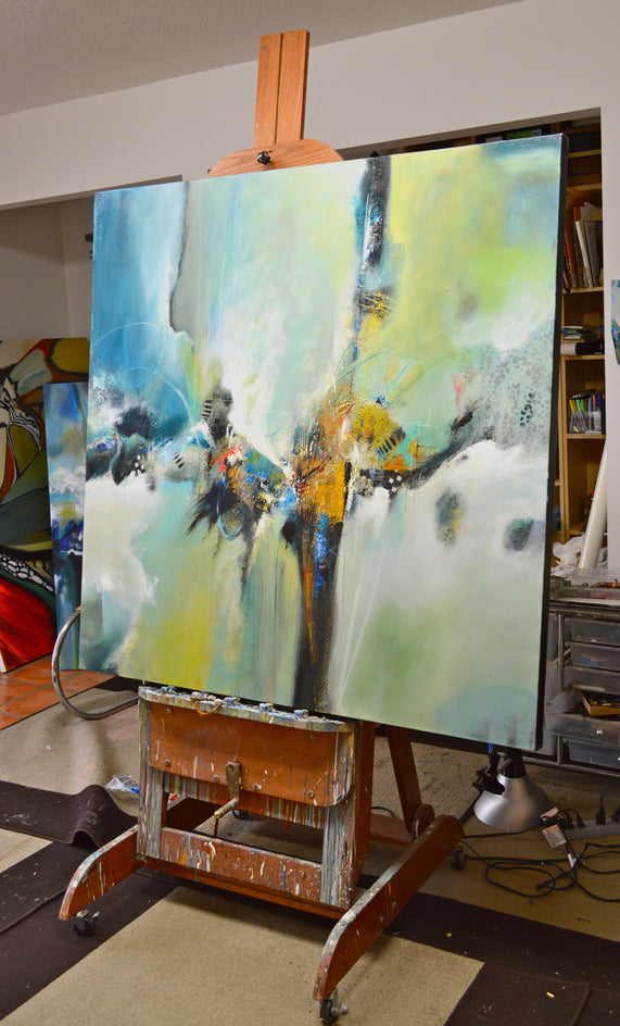 All That Jazz by DL Watson |  Side View of Artwork 