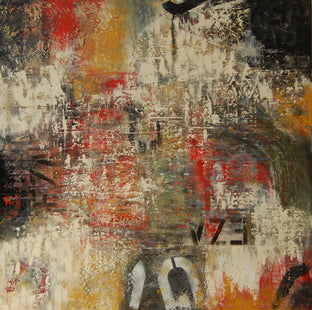 Original art for sale at UGallery.com | Remnant 2 by Janet Hamilton | $3,475 | mixed media artwork | 48' h x 48' w | photo 1