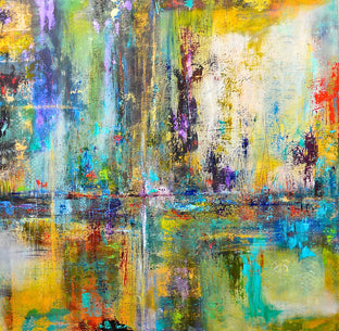 Original art for sale at UGallery.com | Urban Forest by DL Watson | $5,725 | acrylic painting | 48' h x 48' w | photo 1