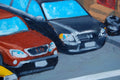 Original art for sale at UGallery.com | At the Light by Michael Wedge | $1,025 | oil painting | 36' h x 24' w | thumbnail 4
