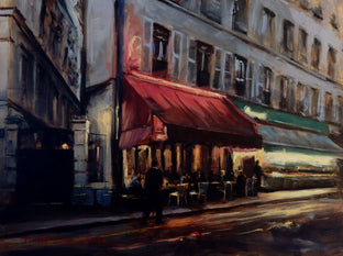 Original art for sale at UGallery.com | Dusk in Montmartre by Jonelle Summerfield | $700 | oil painting | 12' h x 16' w | photo 1