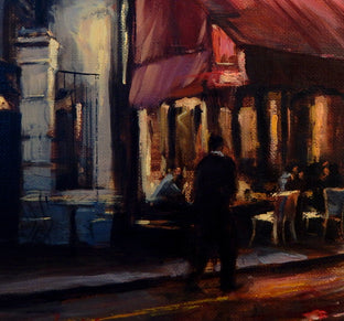 Original art for sale at UGallery.com | Dusk in Montmartre by Jonelle Summerfield | $700 | oil painting | 12' h x 16' w | photo 3