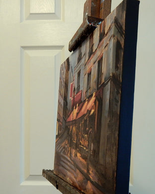 Dusk in Montmartre III by Jonelle Summerfield |  Side View of Artwork 