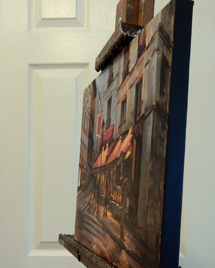 Original art for sale at UGallery.com | Dusk in Montmartre III by Jonelle Summerfield | $700 | oil painting | 12' h x 16' w | photo 2