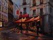 Original art for sale at UGallery.com | Dusk in Montmartre III by Jonelle Summerfield | $700 | oil painting | 12' h x 16' w | thumbnail 1