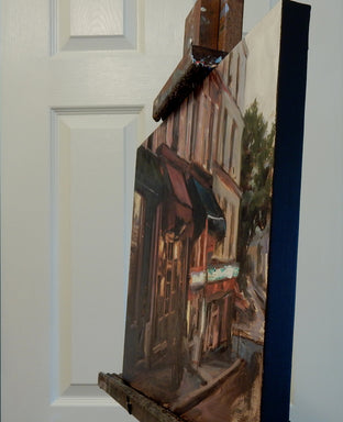 Original art for sale at UGallery.com | Dusk in Montmartre II by Jonelle Summerfield | $700 | oil painting | 12' h x 16' w | photo 2