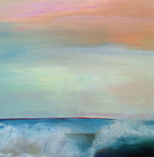 Original art for sale at UGallery.com | Daybreak Surf by Nancy Hughes Miller | $1,675 | oil painting | 36' h x 36' w | photo 4