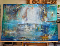 Original art for sale at UGallery.com | Dolce Far Niente by DL Watson | $6,100 | acrylic painting | 40' h x 60' w | thumbnail 3