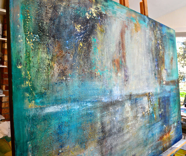 Dolce Far Niente by DL Watson |  Side View of Artwork 