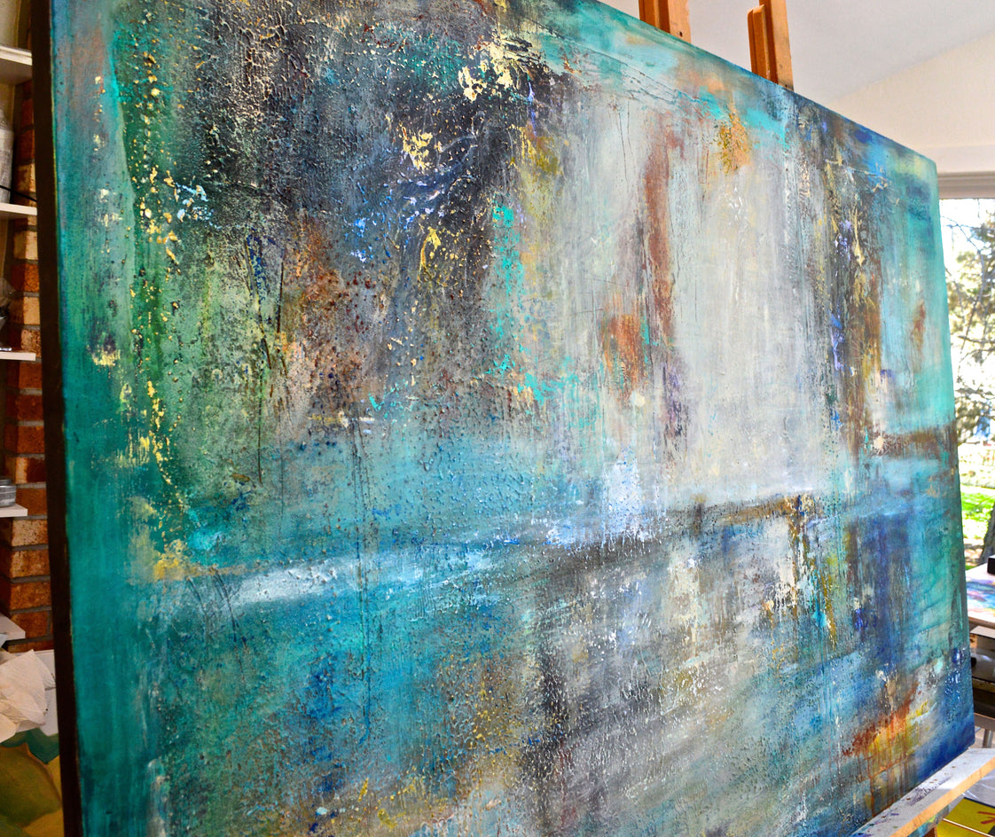 Dolce Far Niente by DL Watson |  Side View of Artwork 