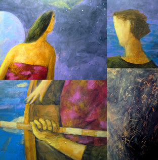 Drifting toward Heaven by Glenn Quist |   Closeup View of Artwork 