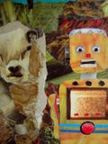 Original art for sale at UGallery.com | Errol n' John by Diane Flick | $475 | mixed media artwork | 6' h x 6' w | thumbnail 4