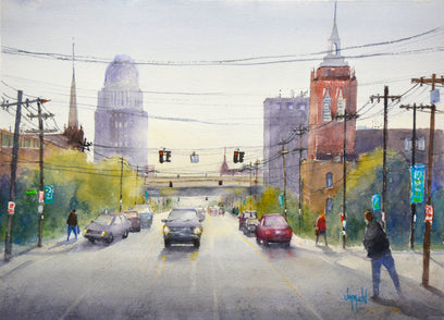 Evening Commute by Judy Mudd | Artwork Main Image