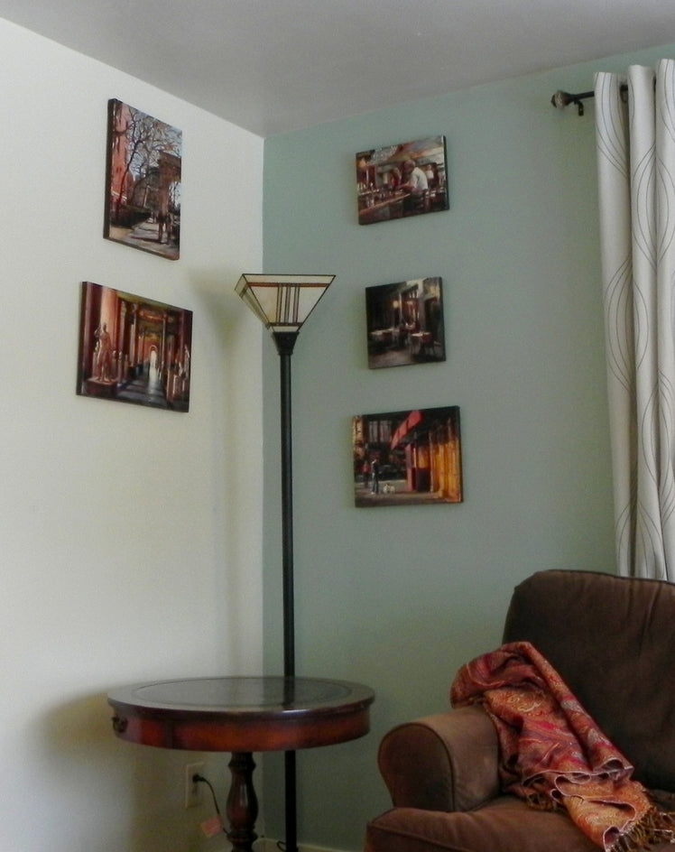 A Walk in Greenwich Village by Jonelle Summerfield |  Context View of Artwork 