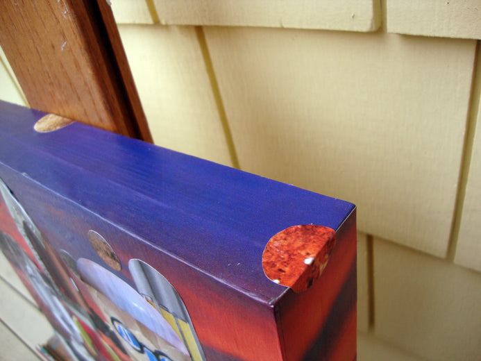 The Final Frontier by Diane Flick |  Side View of Artwork 