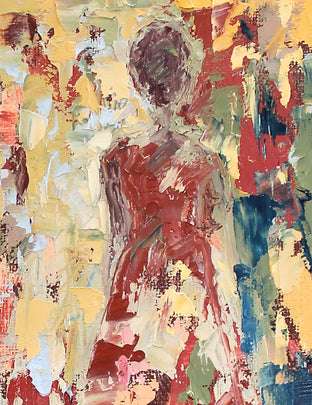Find Me Standing in the Light by Naoko Paluszak |  Side View of Artwork 