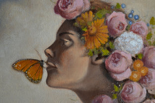 Original art for sale at UGallery.com | Flora by Christopher Garvey | $1,600 | oil painting | 24' h x 20' w | photo 4