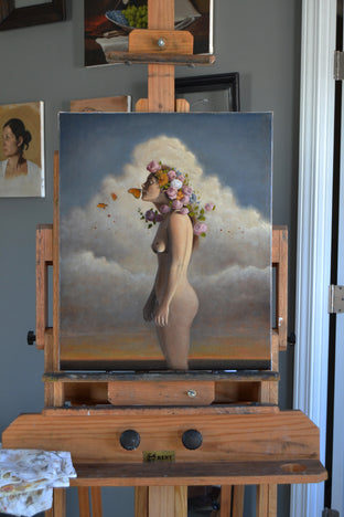 Original art for sale at UGallery.com | Flora by Christopher Garvey | $1,600 | oil painting | 24' h x 20' w | photo 3