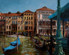 Original art for sale at UGallery.com | Gondola Dock by Jonelle Summerfield | $825 | oil painting | 16' h x 20' w | thumbnail 1