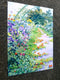Original art for sale at UGallery.com | Garden Walk at Giverny by Catherine McCargar | $425 | watercolor painting | 14' h x 10' w | thumbnail 3