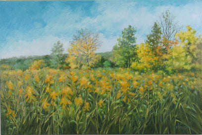 Goldenrod Morning by Suzanne Massion | Artwork Main Image