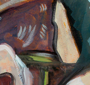 The Green Chair III by Sharon Sieben |   Closeup View of Artwork 
