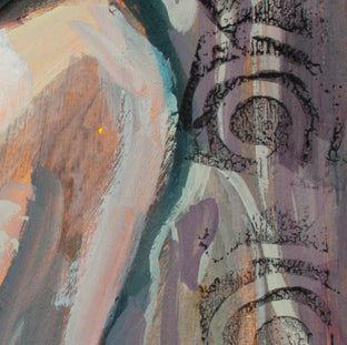 The Green Chair III by Sharon Sieben |  Side View of Artwork 