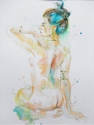 Original art for sale at UGallery.com | Gypsy Spirit by Patrick Soper | $410 | watercolor painting | 14' h x 11' w | photo 1
