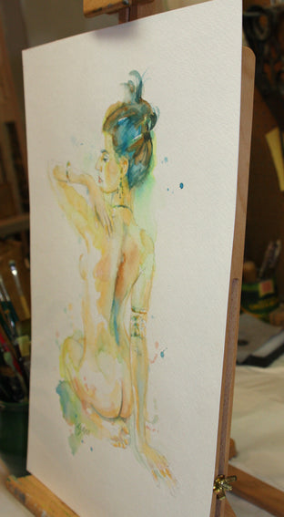 Original art for sale at UGallery.com | Gypsy Spirit by Patrick Soper | $410 | watercolor painting | 14' h x 11' w | photo 2