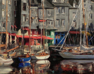 Honfleur Boats by Jonelle Summerfield |  Artwork Main Image 