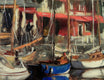 Original art for sale at UGallery.com | Honfleur Boats by Jonelle Summerfield | $500 | oil painting | 11' h x 14' w | thumbnail 4