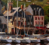 Original art for sale at UGallery.com | Honfleur by Jonelle Summerfield | $450 | oil painting | 11' h x 14' w | thumbnail 3
