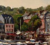 Original art for sale at UGallery.com | Honfleur by Jonelle Summerfield | $450 | oil painting | 11' h x 14' w | thumbnail 4
