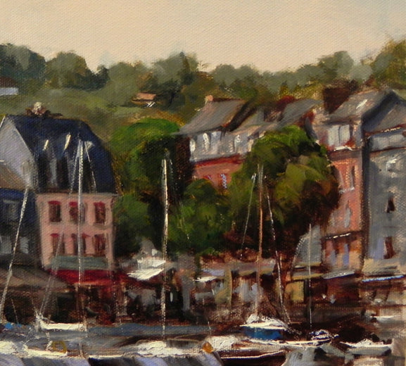 Honfleur by Jonelle Summerfield |   Closeup View of Artwork 