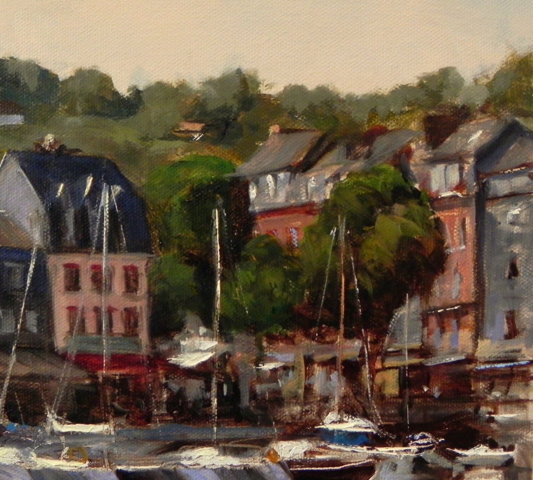 Honfleur by Jonelle Summerfield |  Closeup View of Artwork 