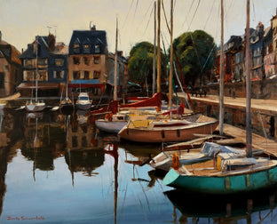 Honfleur Marina II by Jonelle Summerfield |  Artwork Main Image 