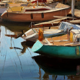 Honfleur Marina II by Jonelle Summerfield |   Closeup View of Artwork 