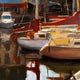 Original art for sale at UGallery.com | Honfleur Marina II by Jonelle Summerfield | $1,500 | oil painting | 24' h x 30' w | thumbnail 3