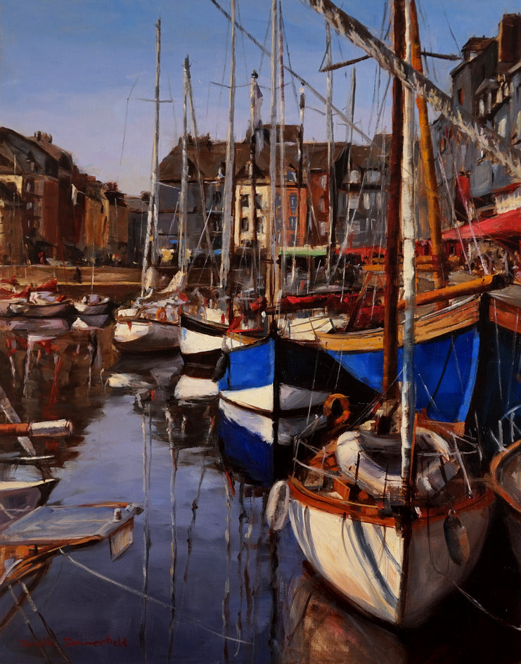 Honfleur Marina by Jonelle Summerfield |  Artwork Main Image 