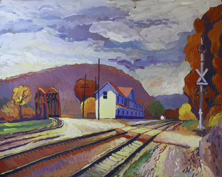 Approaching the Ferry by Robert Hofherr |  Artwork Main Image 