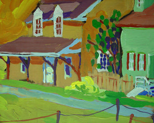 Original art for sale at UGallery.com | Autumn in Pennsylvania by Robert Hofherr | $625 | acrylic painting | 21' h x 32.7' w | photo 4