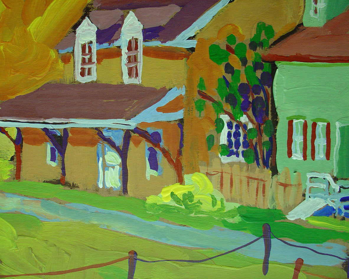 Autumn in Pennsylvania by Robert Hofherr |  Closeup View of Artwork 