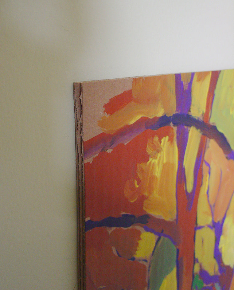 Autumn in Pennsylvania by Robert Hofherr |  Side View of Artwork 