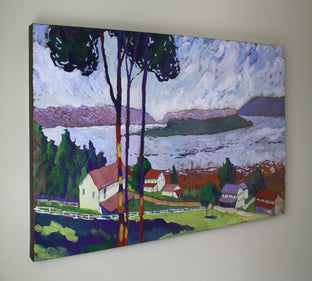 Original art for sale at UGallery.com | Banks of the Susquehanna by Robert Hofherr | $775 | acrylic painting | 24' h x 36' w | photo 3