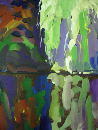 Boathouse by Robert Hofherr |  Side View of Artwork 