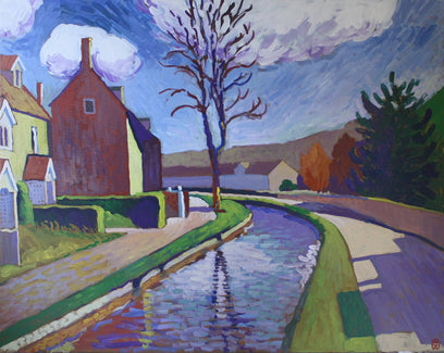 Canal in Sunlight by Robert Hofherr | Artwork Main Image