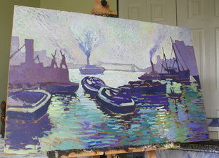 Early Morning Fog by Robert Hofherr |  Context View of Artwork 