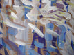 Original art for sale at UGallery.com | Eastern Stream by Robert Hofherr | $875 | acrylic painting | 29.3' h x 27' w | thumbnail 3