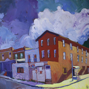 Original art for sale at UGallery.com | Hampden by Robert Hofherr | $675 | acrylic painting | 24' h x 24' w | photo 1