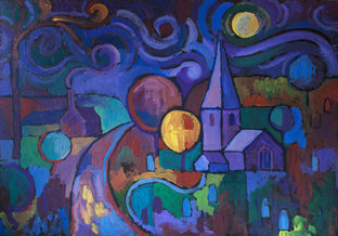 Original art for sale at UGallery.com | Moonlight Sonata by Robert Hofherr | $1,675 | acrylic painting | 30' h x 42' w | photo 1